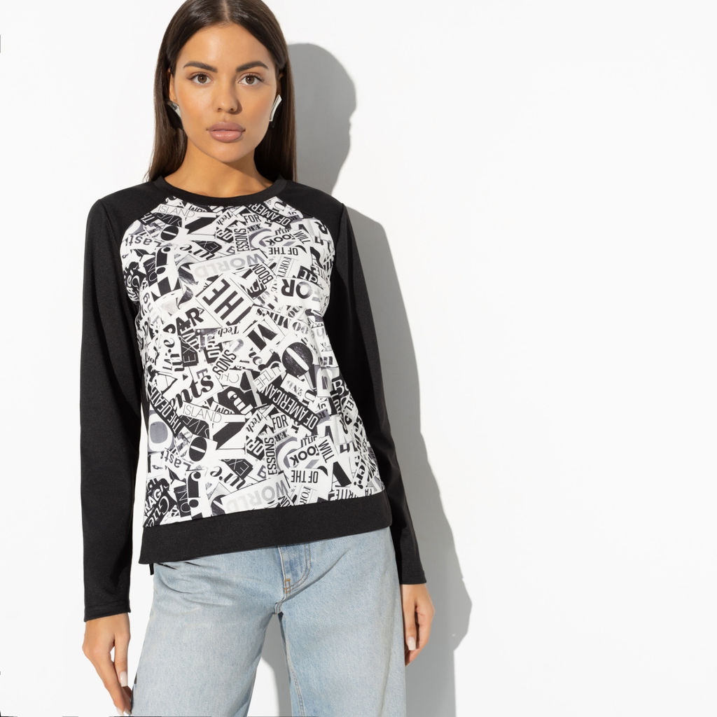 Свитшот из эластичной ткани, Сбежать вместе (new) - Charutti фото 6