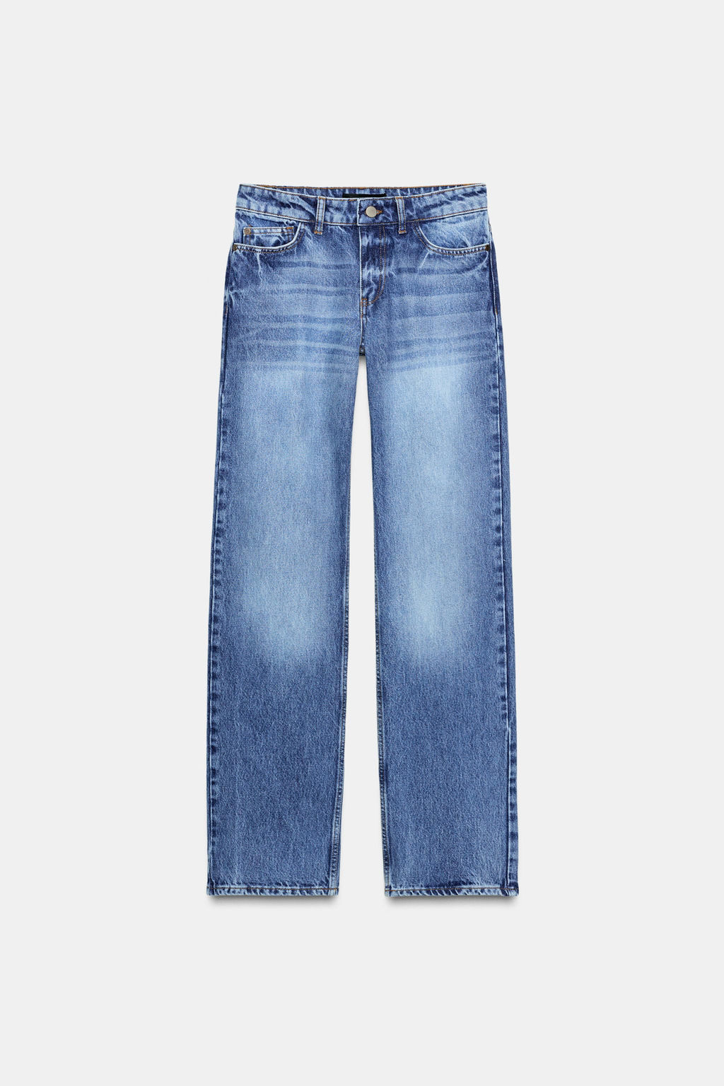 Z1975 STRAIGHT LOW-RISE JEANS - Zara фото 8