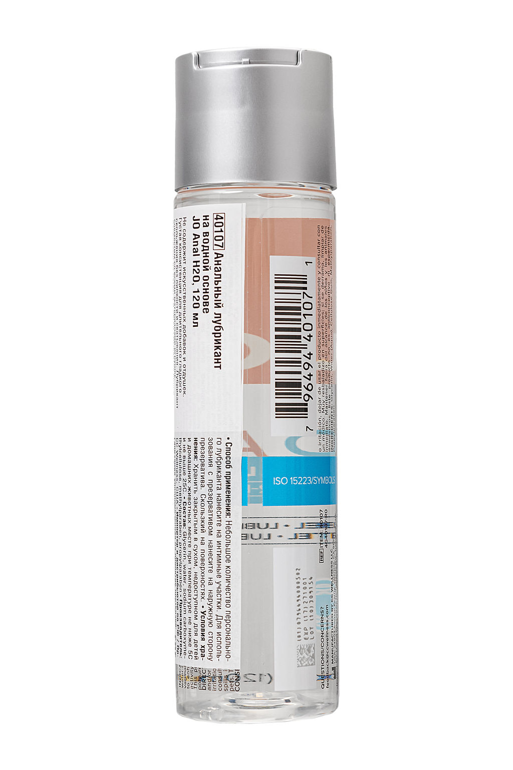 Анальный лубрикант на водной основе JO Anal H2O, 120 мл