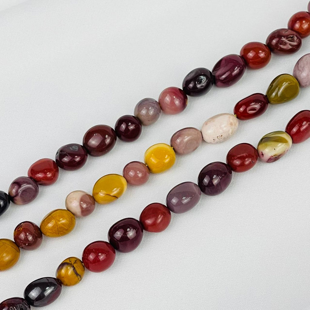 Бусины для украшений из Яшмы (Мукаит) (галтовка) 40 см