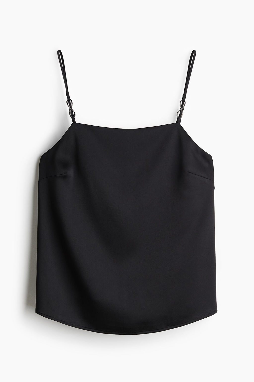 Top de saten con detalle de strass - H&m фото 5