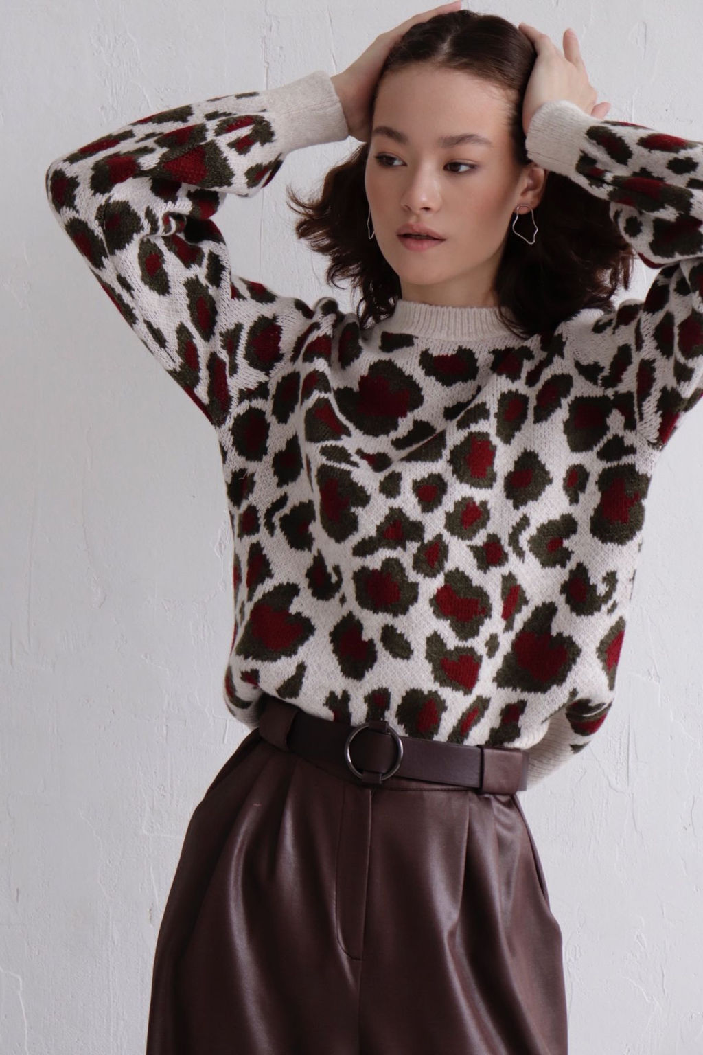 10046 Джемпер леопардовый - Martichelli фото 5