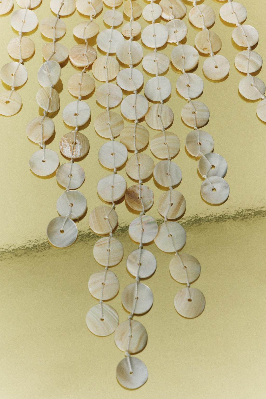 PEARLESCENT WATERFALL NECKLACE - Zara фото 3