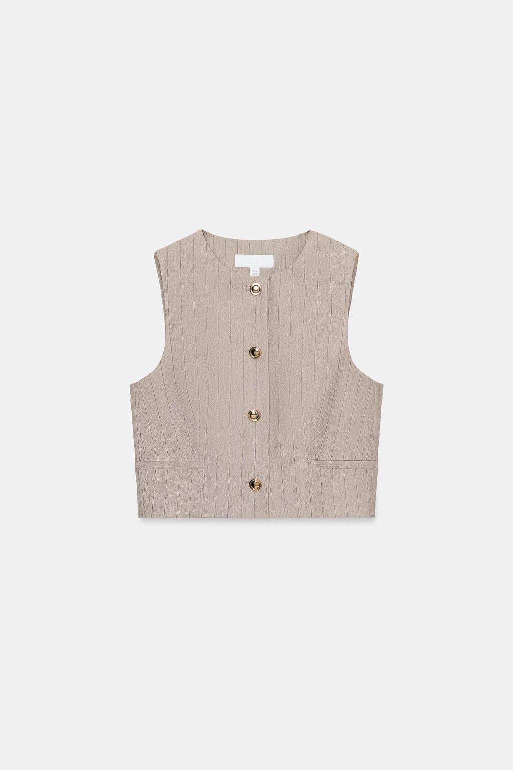 HERRINGBONE WAISTCOAT - Zara фото 8