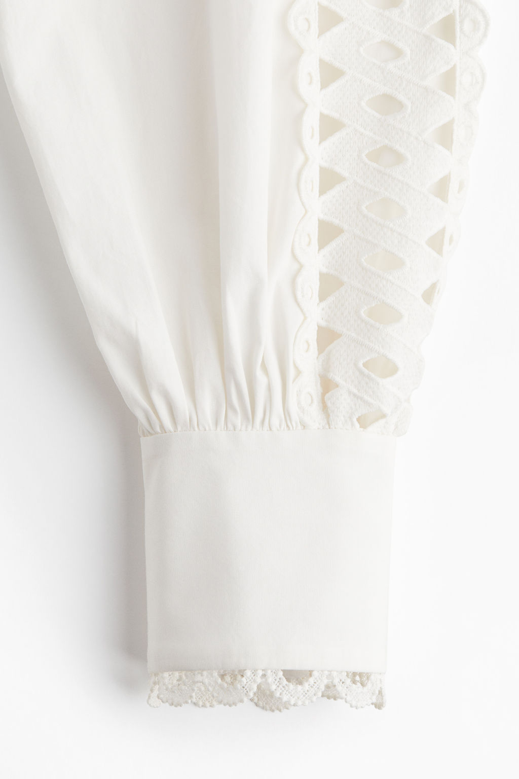 Vestido de popelina con detalles bordados - H&m фото 8