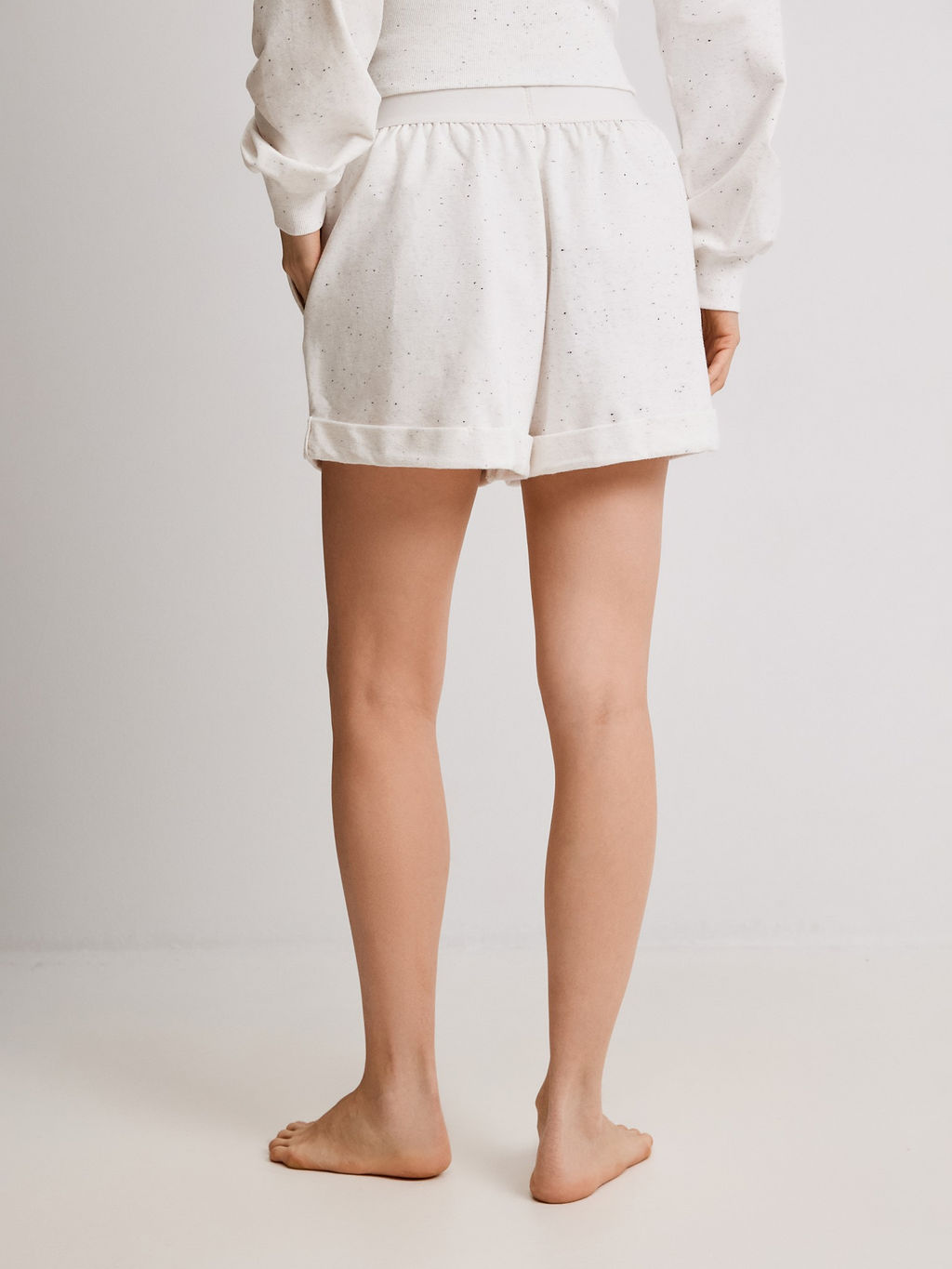 Infinity / Шорты жен. Beider белый меланж - Infinity Lingerie фото 2