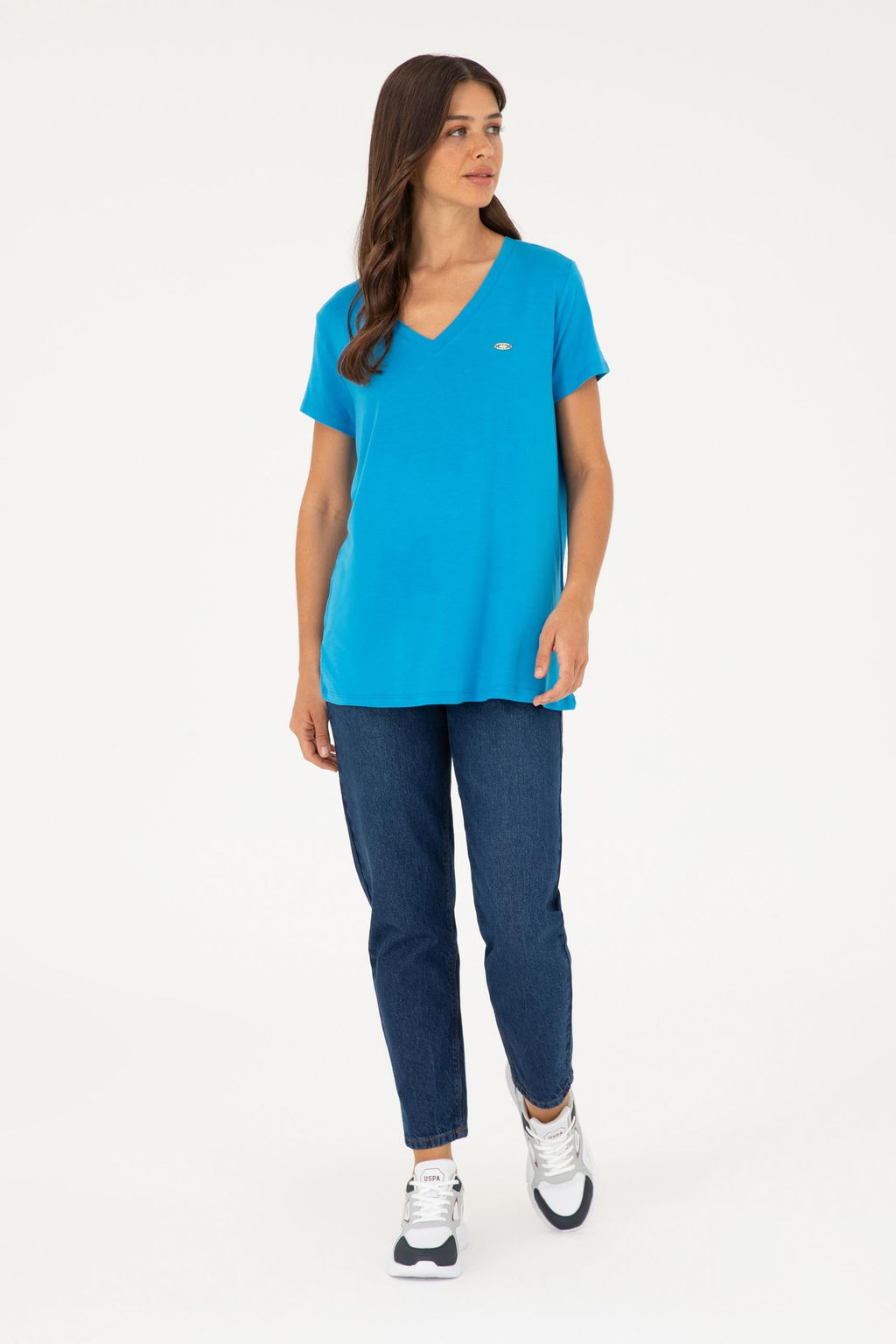 Женская базовая футболка Saks Неожиданная скидка в корзине - U.s. polo assn фото 11