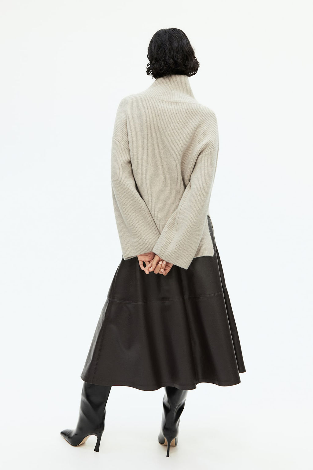 Jersey en punto de canale con media cremallera - H&m фото 7