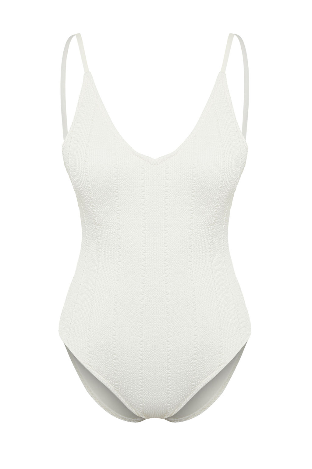 TRENDYOLMILLA Yesil V Yaka Dokulu Regular Mayo TBESS24MA00113  фото 8