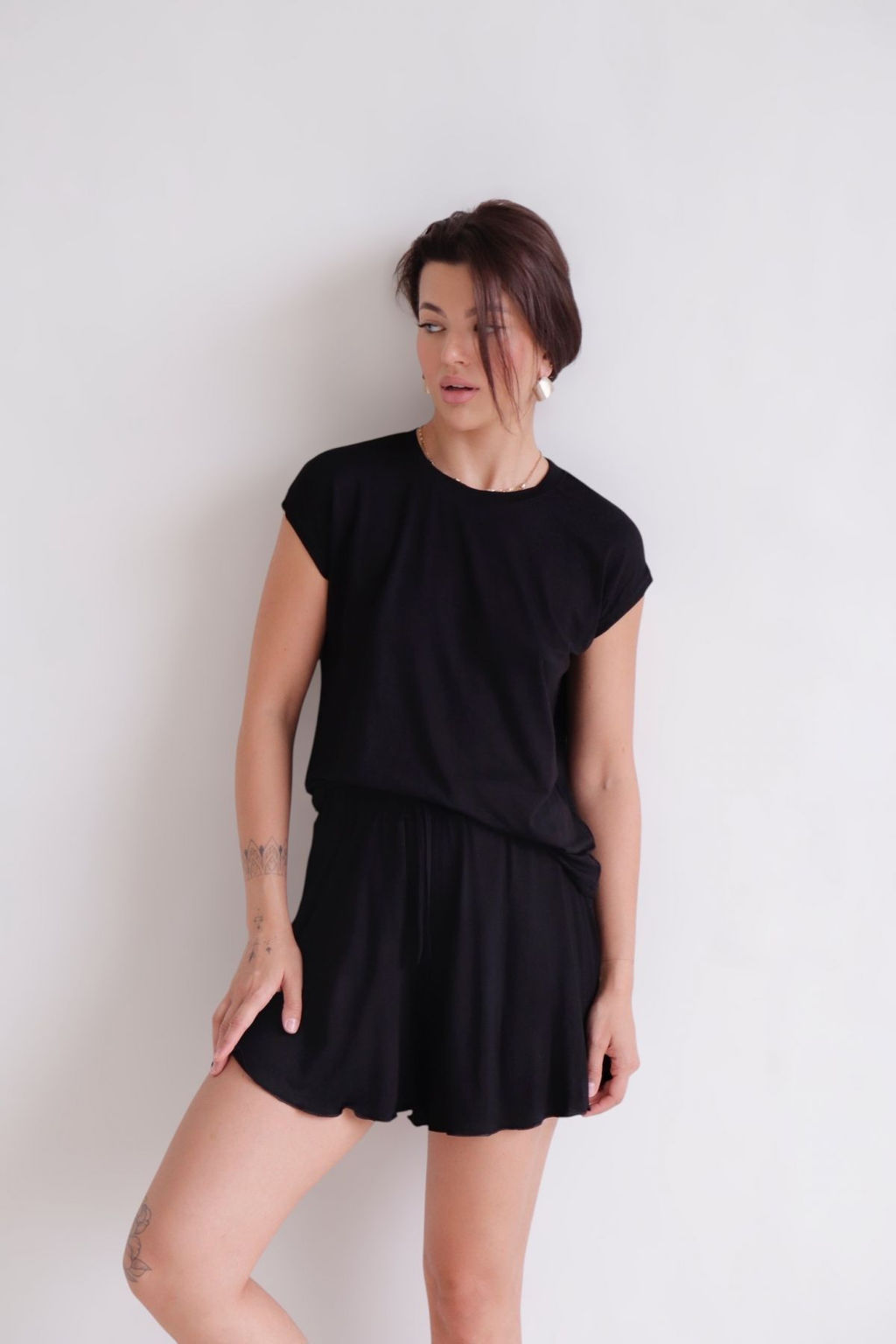 Martichelli Костюм с шортами черный фото 3