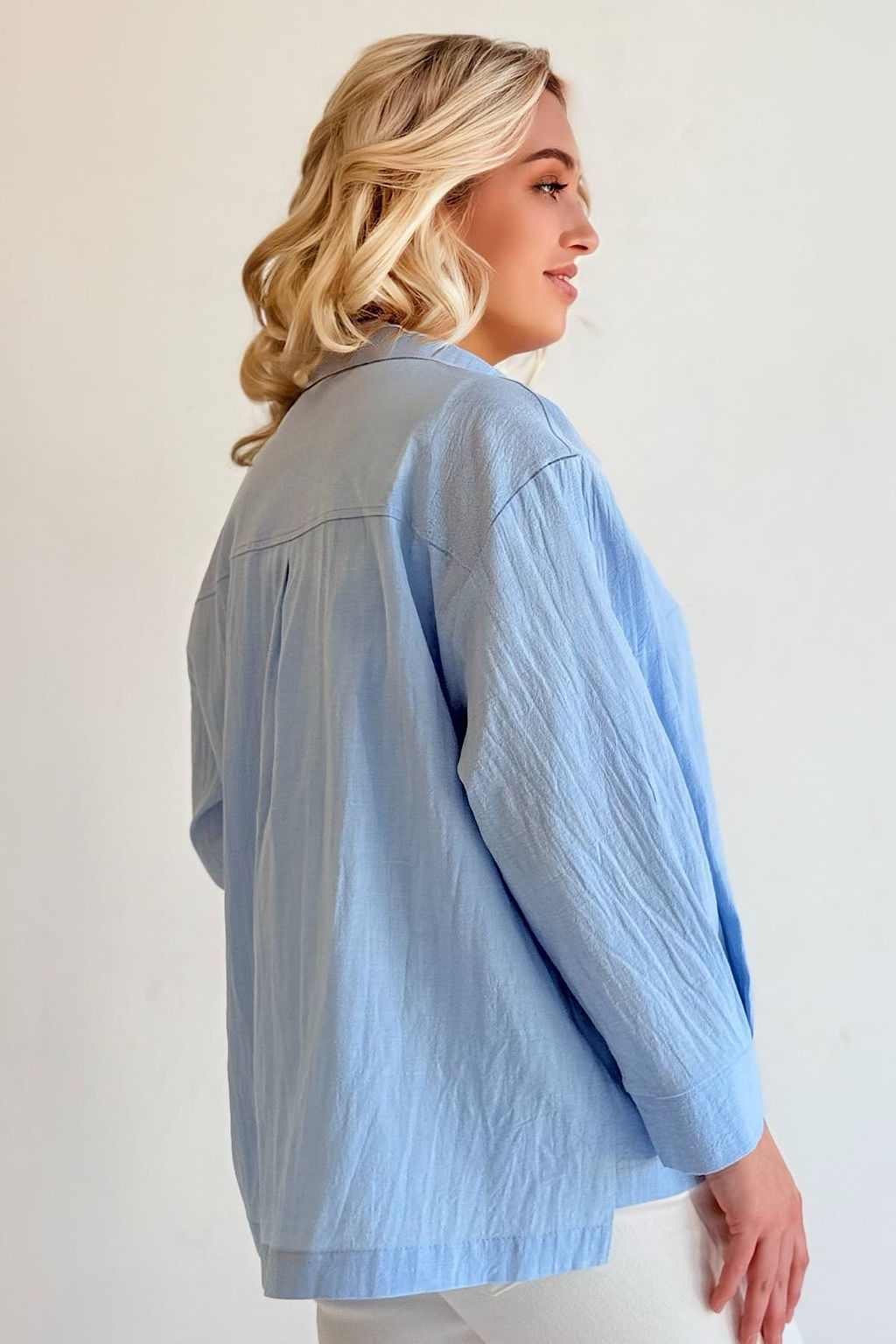 Блузка 4407/01/Голубой