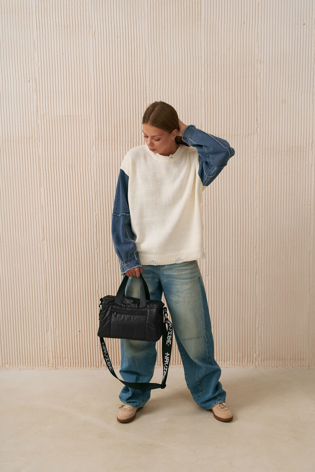 Светло-бежевый саквояж NaVibe - S.lavia фото 11