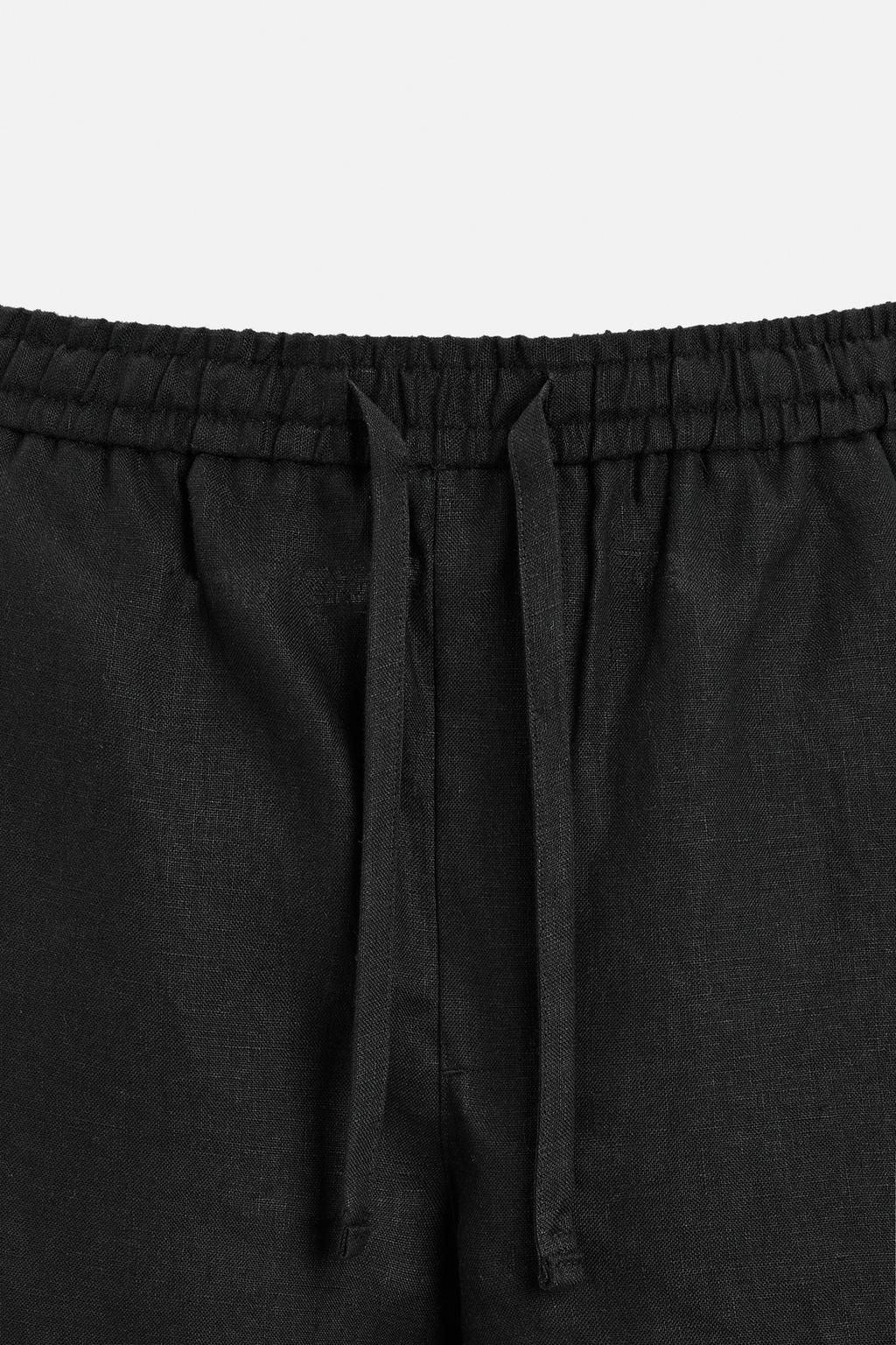 100% LINEN TROUSERS - Zara фото 34