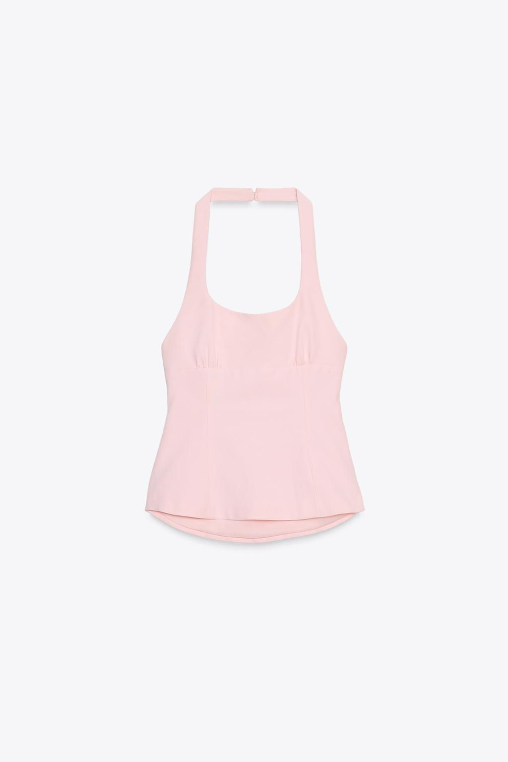 HALTER TOP WITH BOWS - Zara фото 4