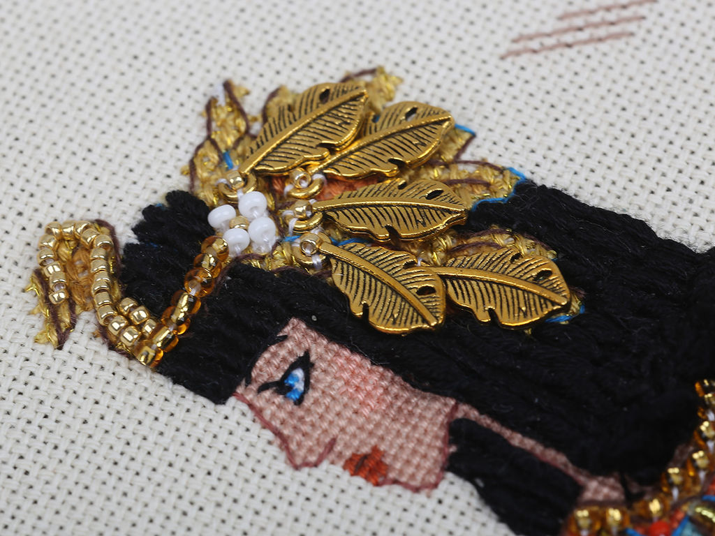 Набор для вышивания PANNA Золотая серия NM-7213 Женщины мира. Египет 23 х 32 см