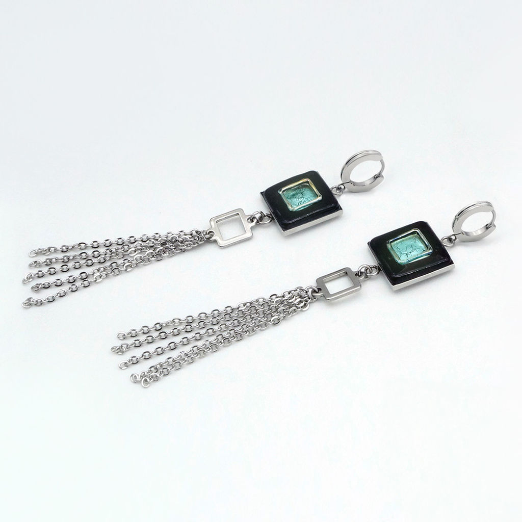 Серьги из муранского стекла MATRIX LS3029 - Vloes фото 2