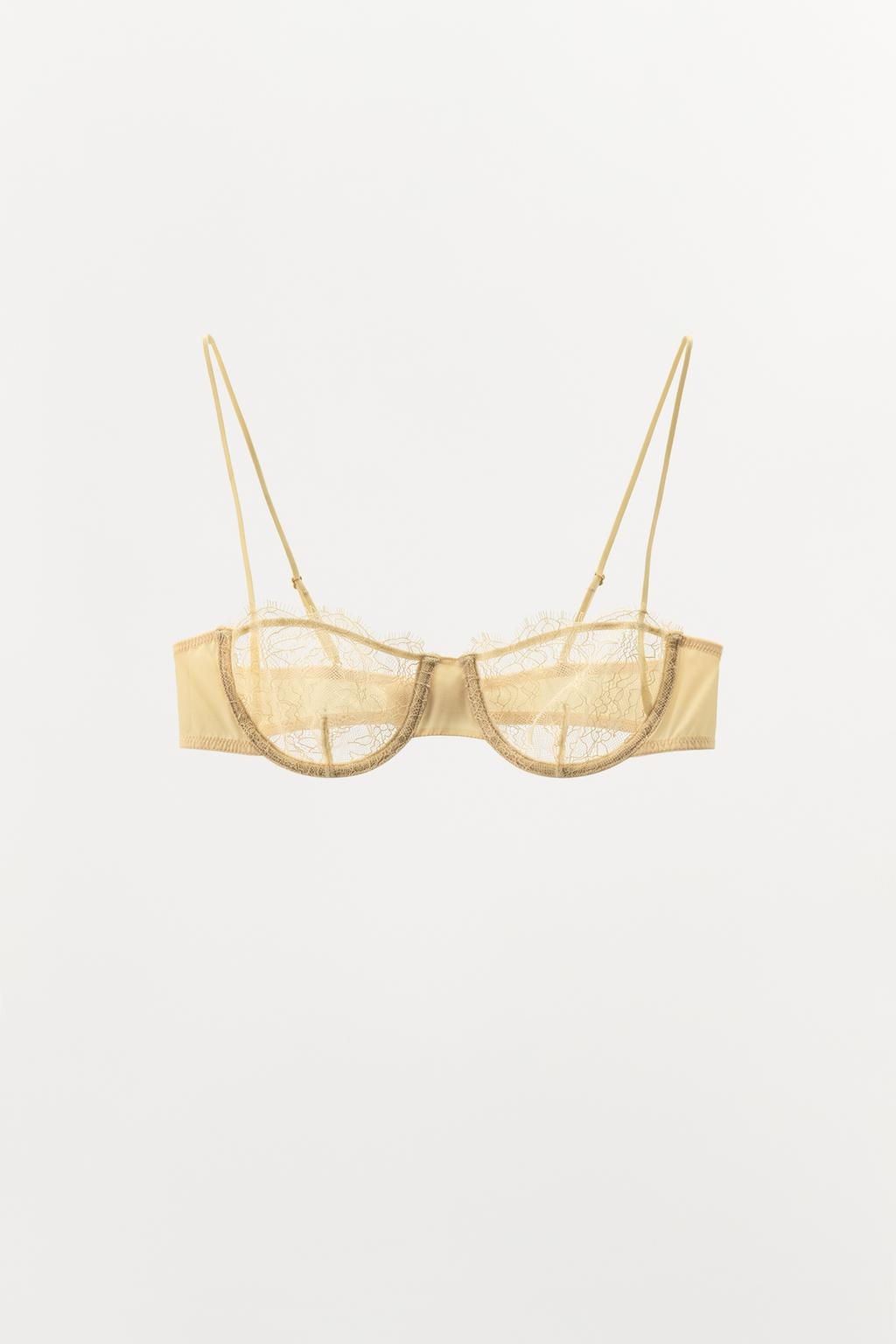 UNDERWIRED LACE BRA - Zara фото 3