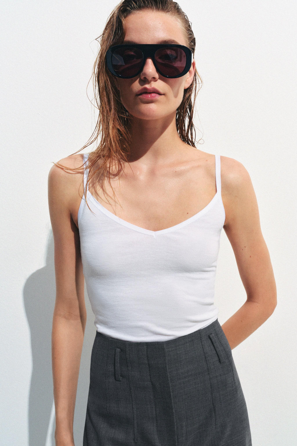 CAMISETA TIRANTES / Blanco