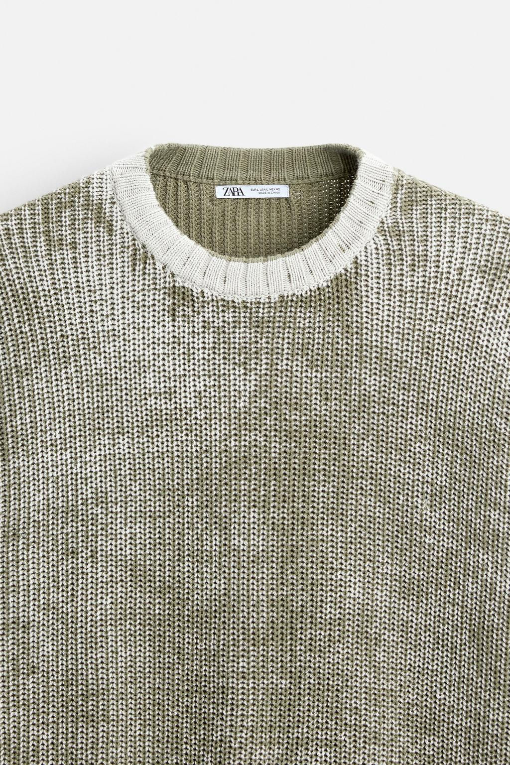 WASHED ZIPPER SWEATER - Zara фото 8