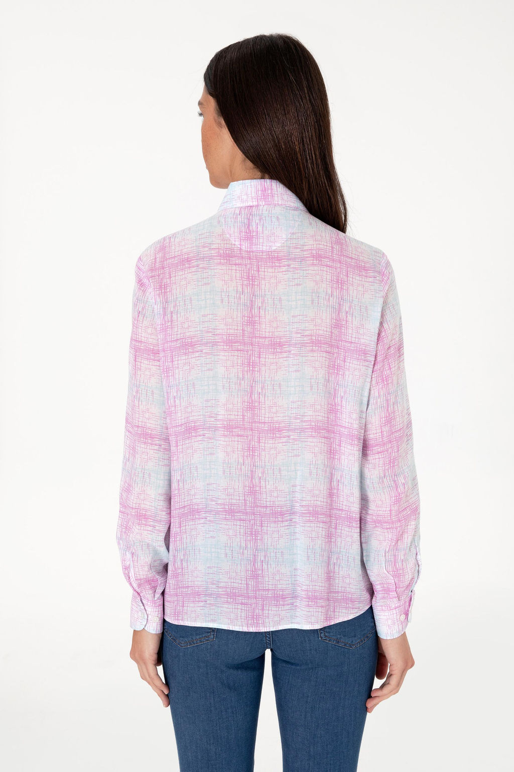 Kad_n Mor Uzun Kollu G_mlek Sepette S_rpriz _ndirim - U.s. polo assn фото 5