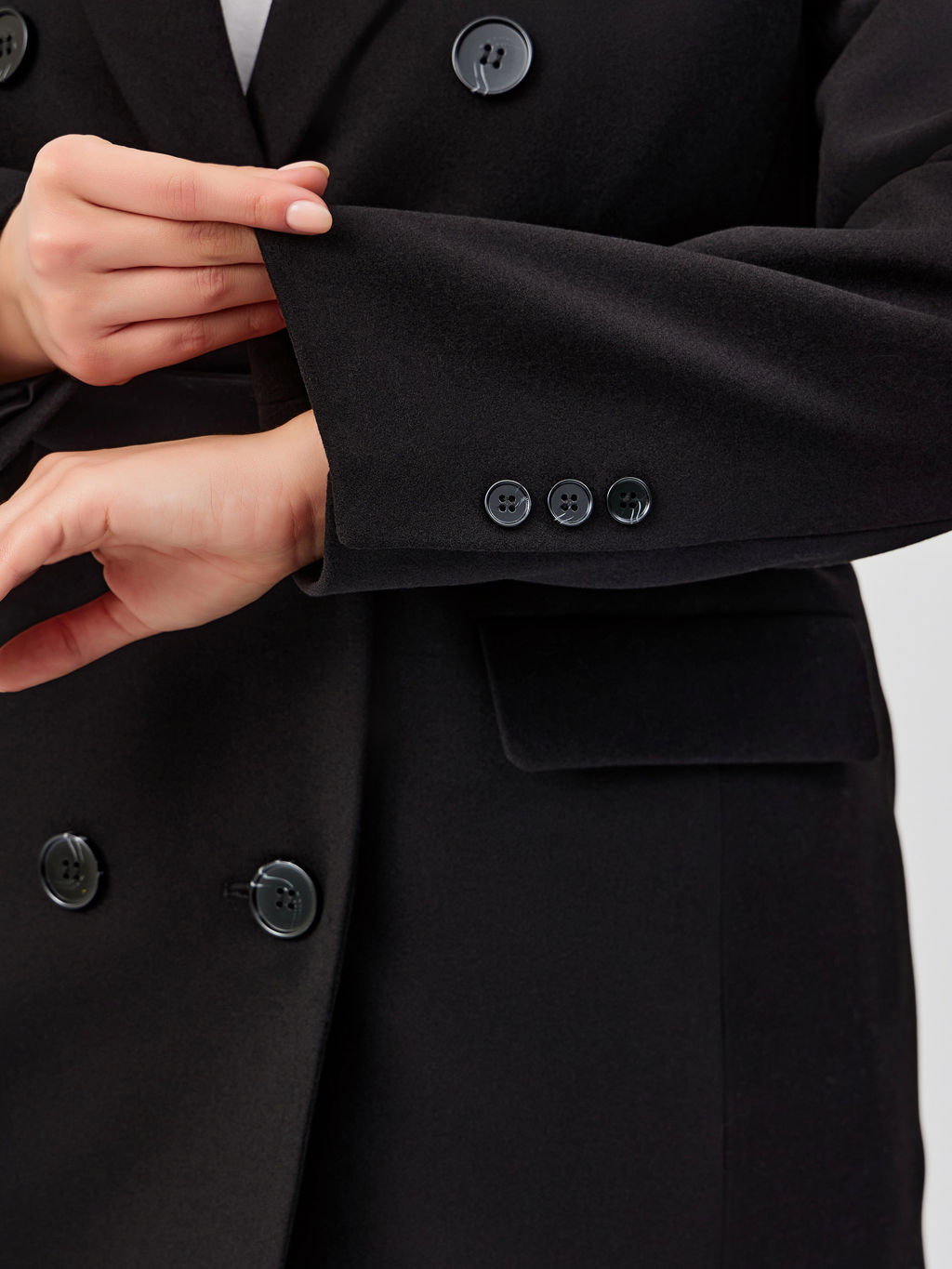 Пальто женское демисезонное 26897 (черный)