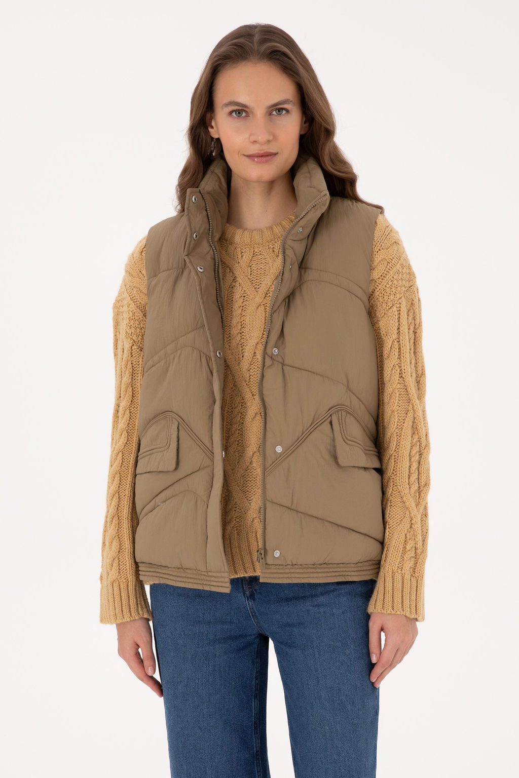 Kad_n A__k Haki Yelek - U.s. polo assn фото 3