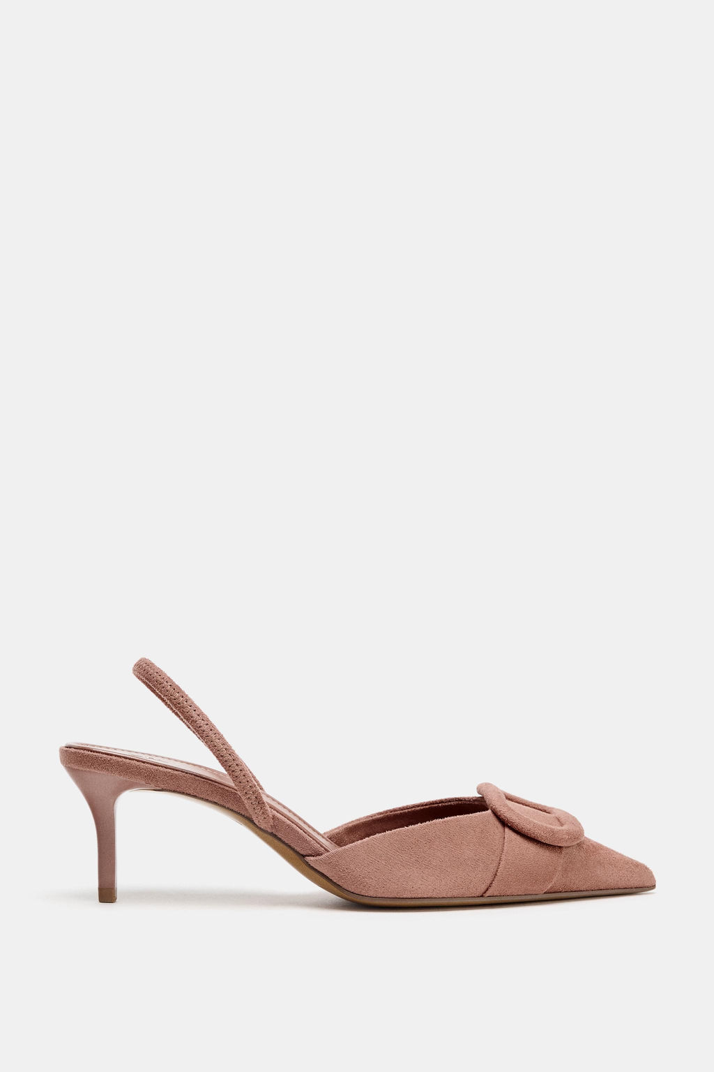 SLINGBACK SHOES WITH PIECE DETAIL