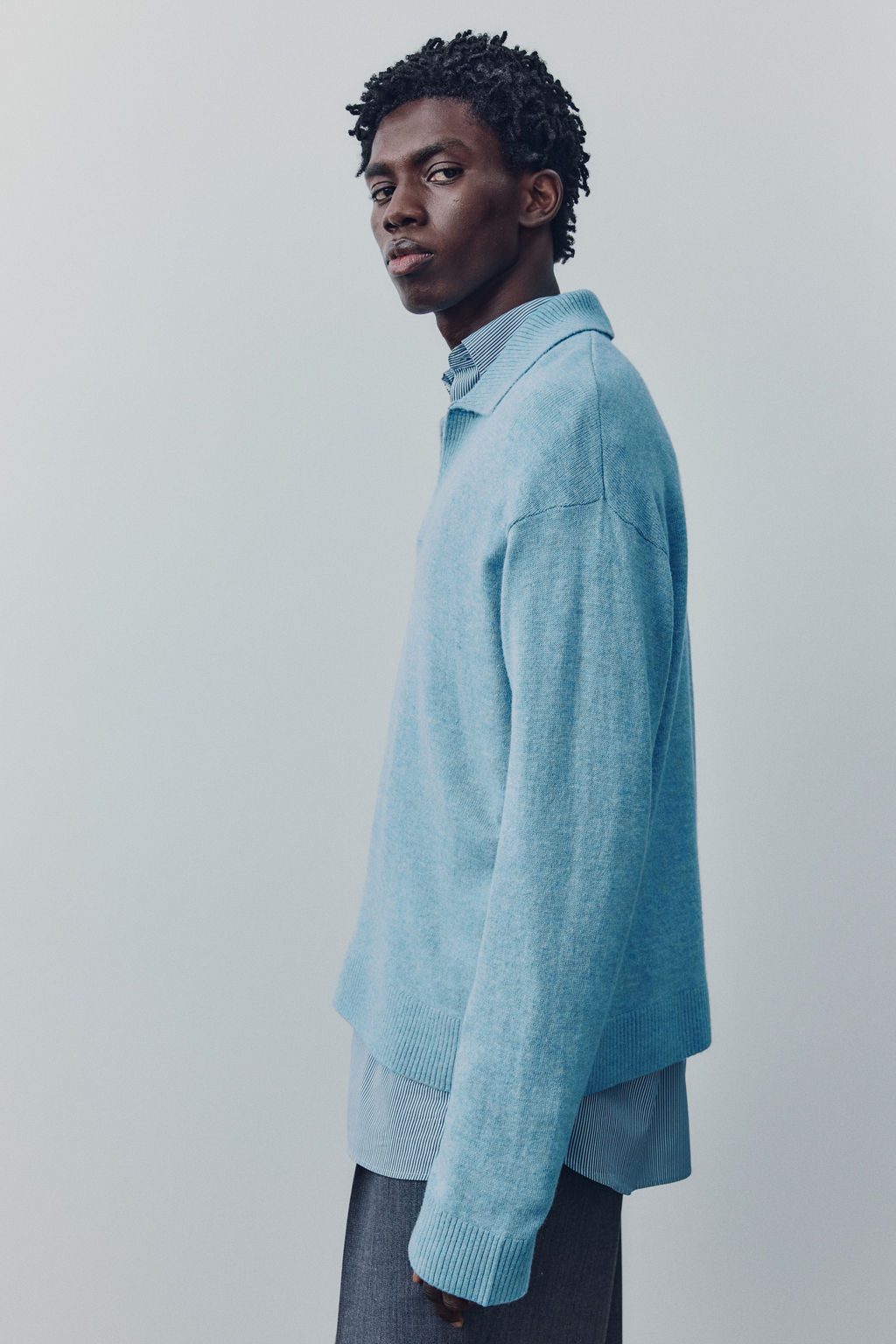 Wool-blend polo jumper - H&m фото 6