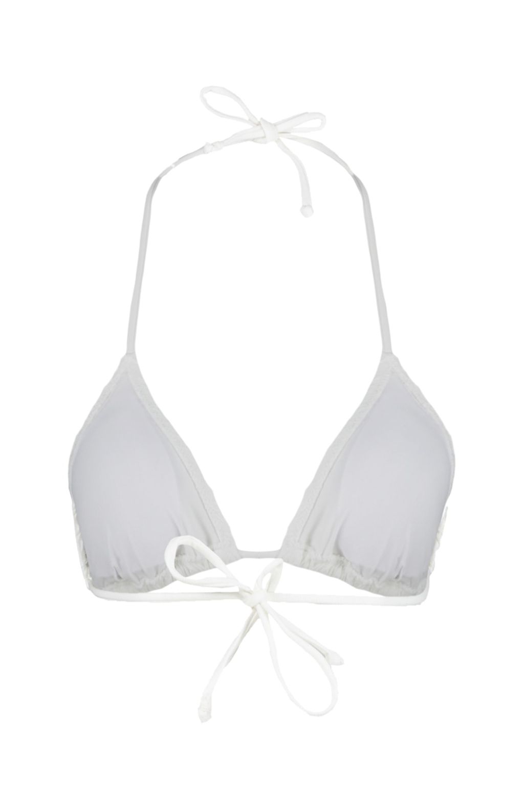 Ekru Ucgen Kapl? Bikini Ustu TBESS23BU00272