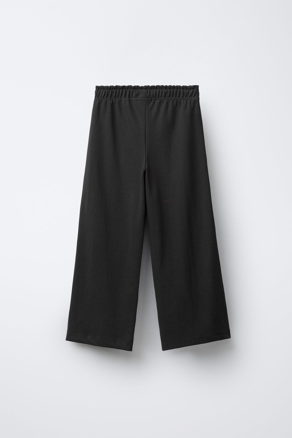 CONJUNTO INTERLOCK SUDADERA Y PANTAL?N WIDE LEG / Negro - Zara фото 5