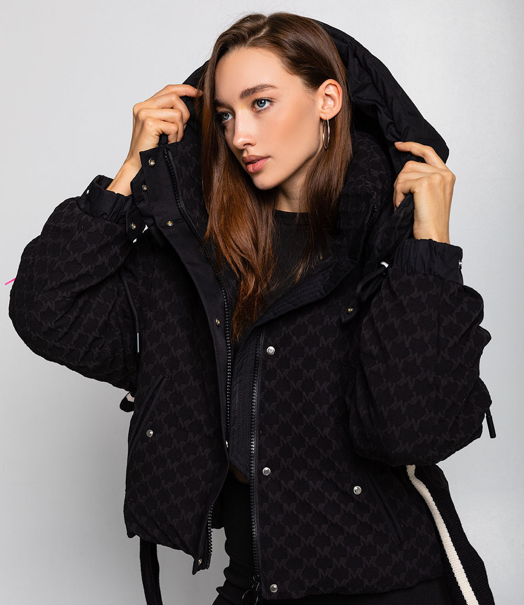 Куртка-пуховик #КТ0110, чёрный