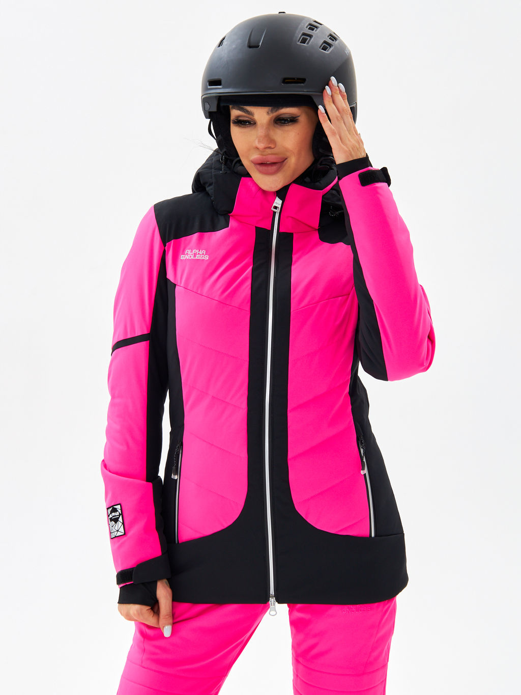 Женская горнолыжная / сноубордическая мембранная куртка Alpha Endless Peak Tech_3 Фуксия  фото 6