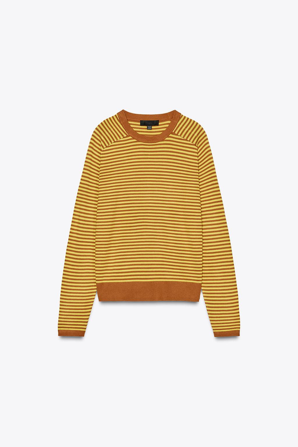 STRIPED KNIT SWEATER - Zara фото 10