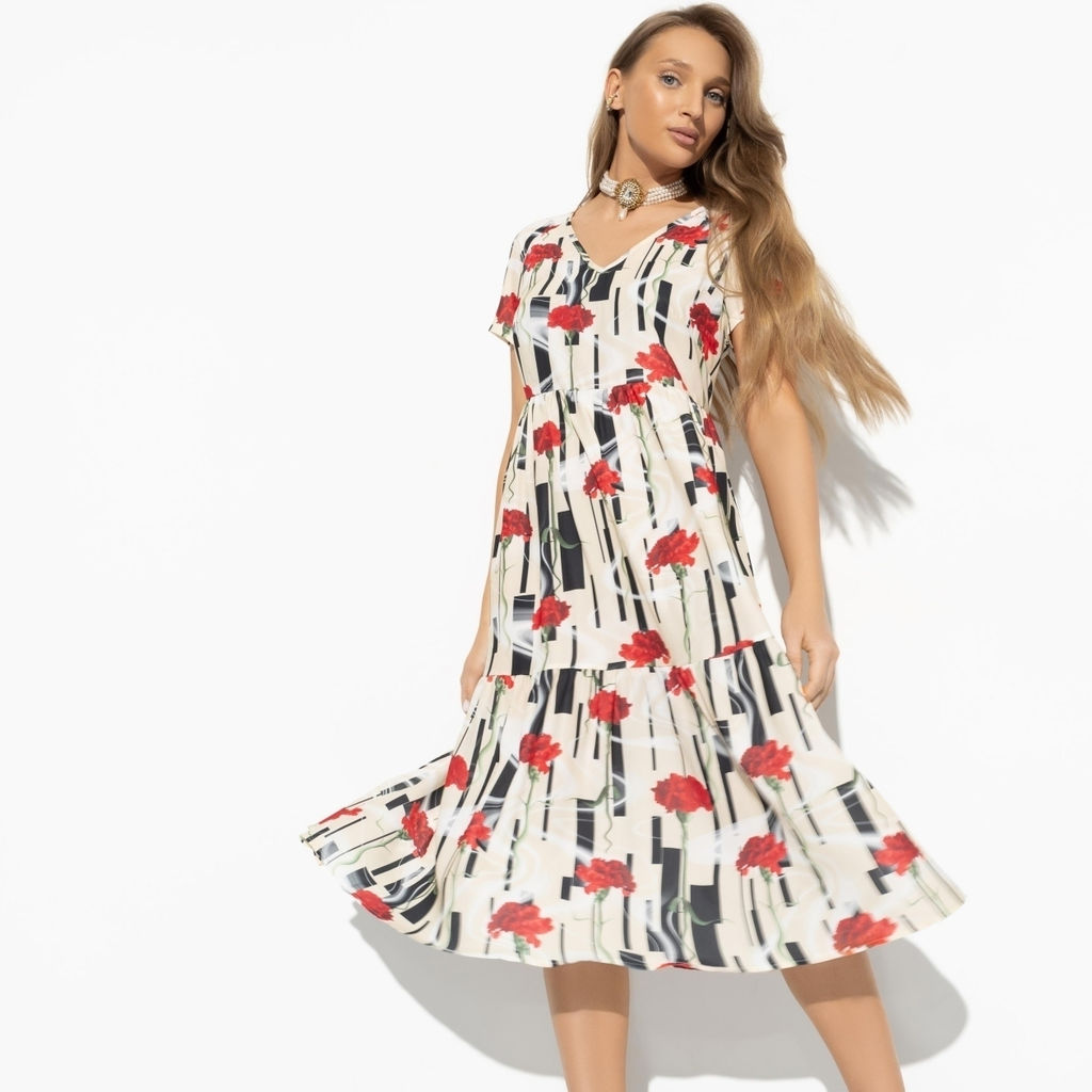 Платье, Воздушная стихия (цветочная феерия) - Charutti фото 4