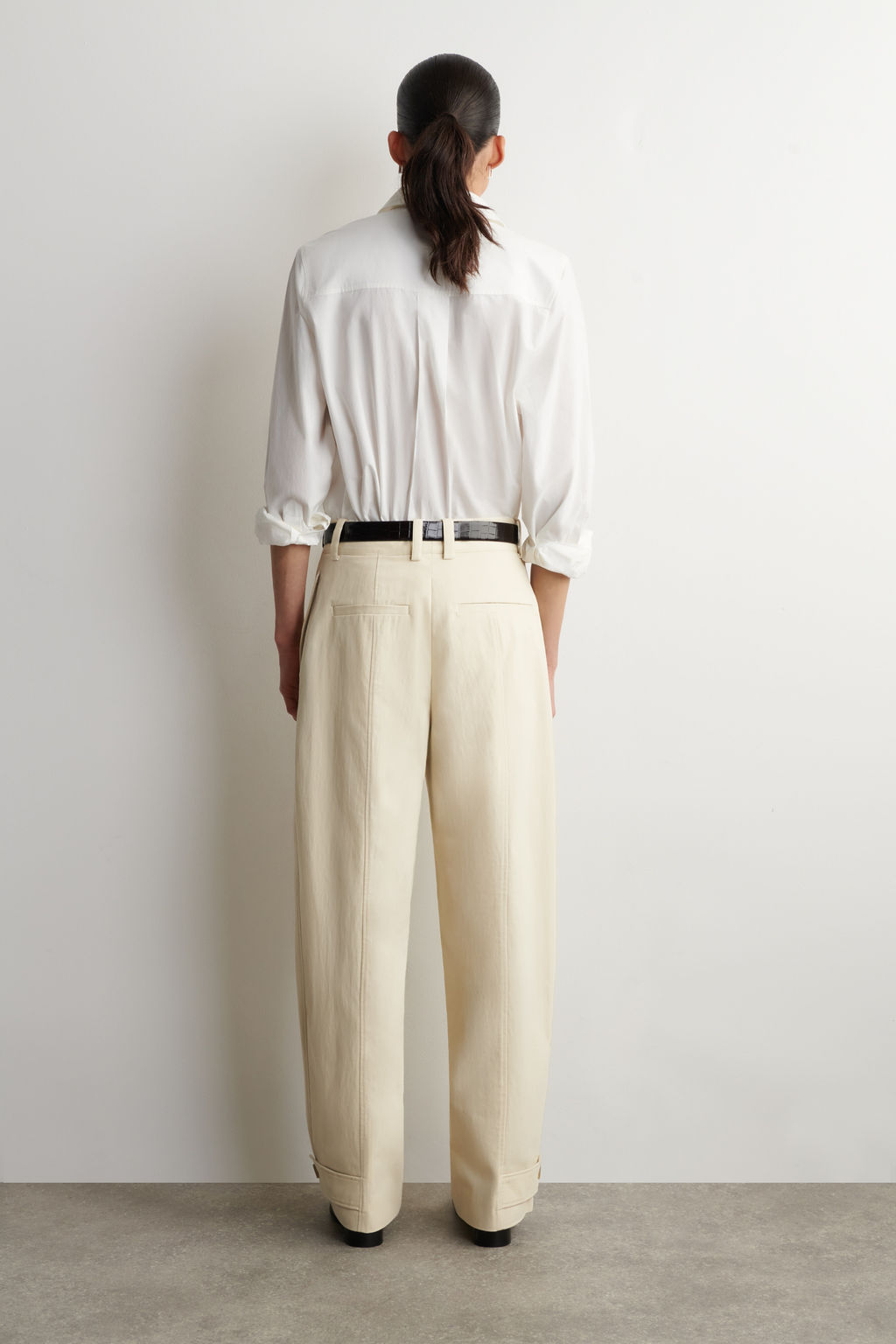 PANTAL?N UTILITY DE ALGOD?N BARREL LEG - H&m фото 4