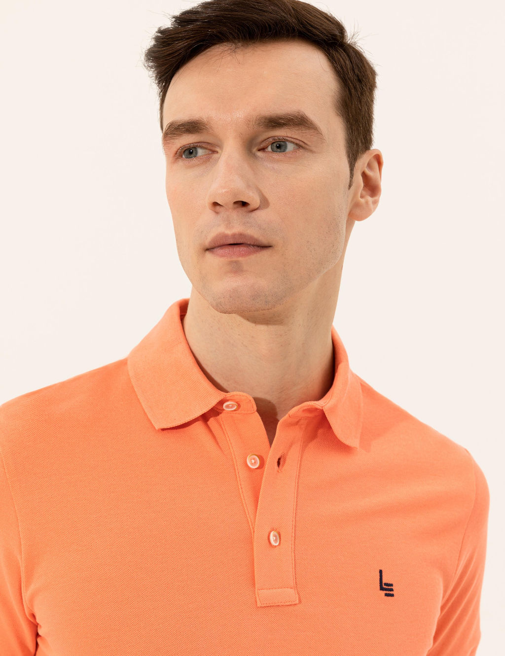Somon Polo Yaka Slim Fit Basic T-Shirt
