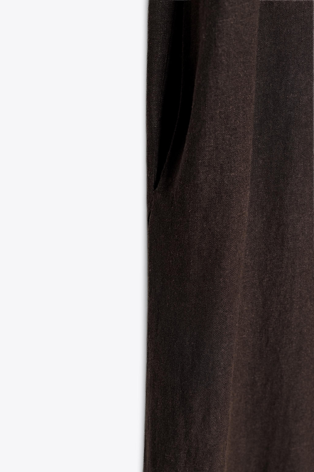 ZW COLLECTION LINEN BLEND LONG JUMPSUIT - Zara фото 12