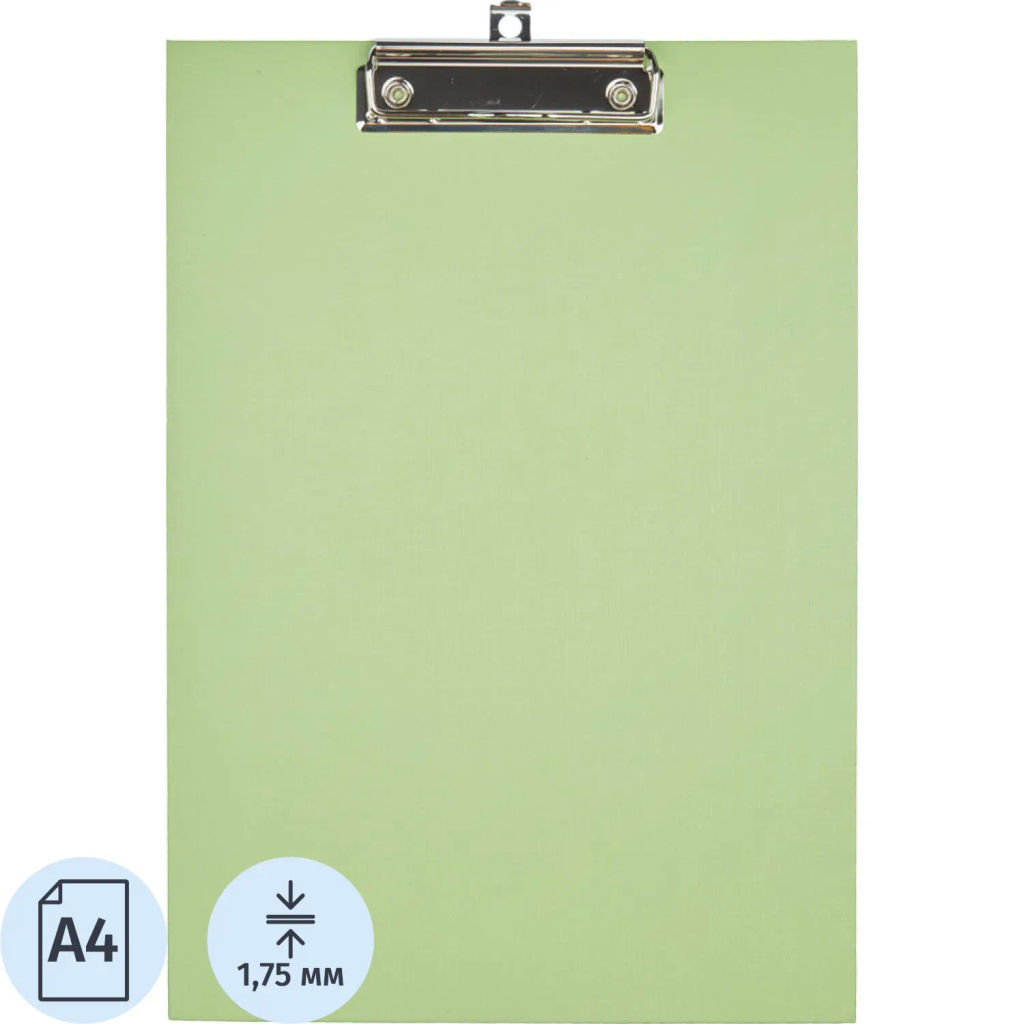 Папка-планшет д/бумаг КОМУС A4 персидский лайм  фото 2