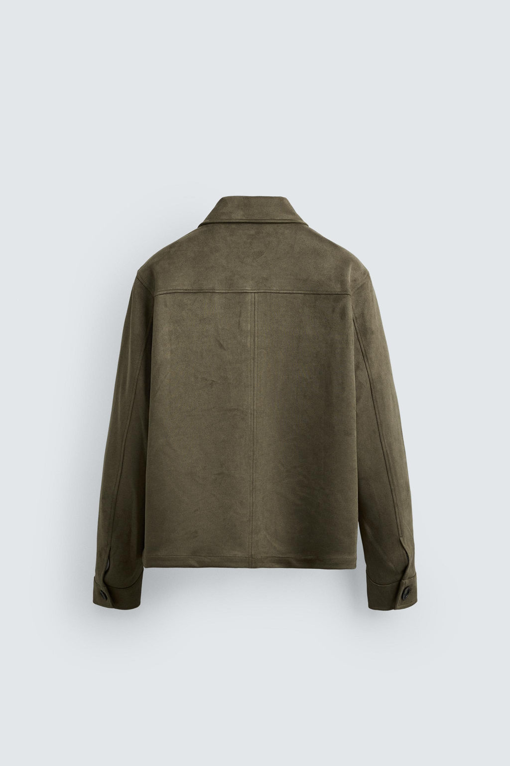 FAUX SUEDE OVERSHIRT - Zara фото 8