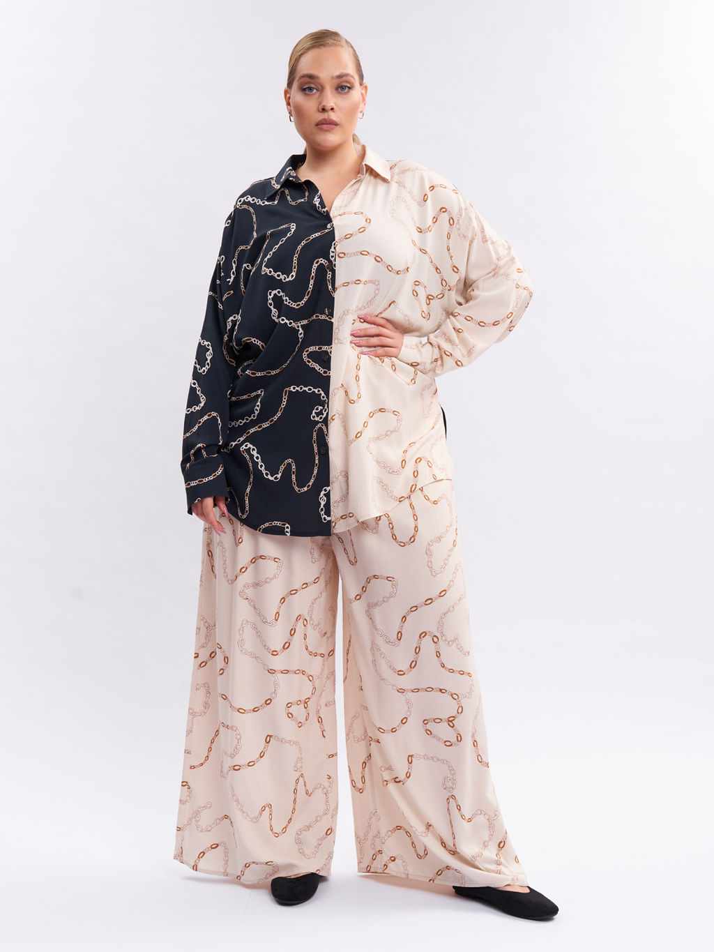 Брючный костюм с цепями TKO11804MLC03