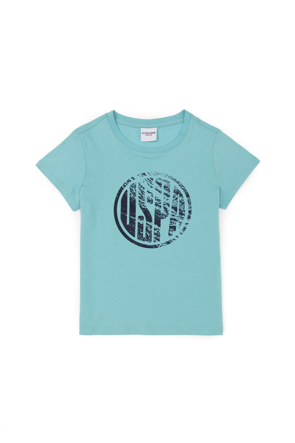 U. S. Polo Assn / Мятная базовая футболка с круглым вырезом для мальчиков - U.s. polo assn фото 6