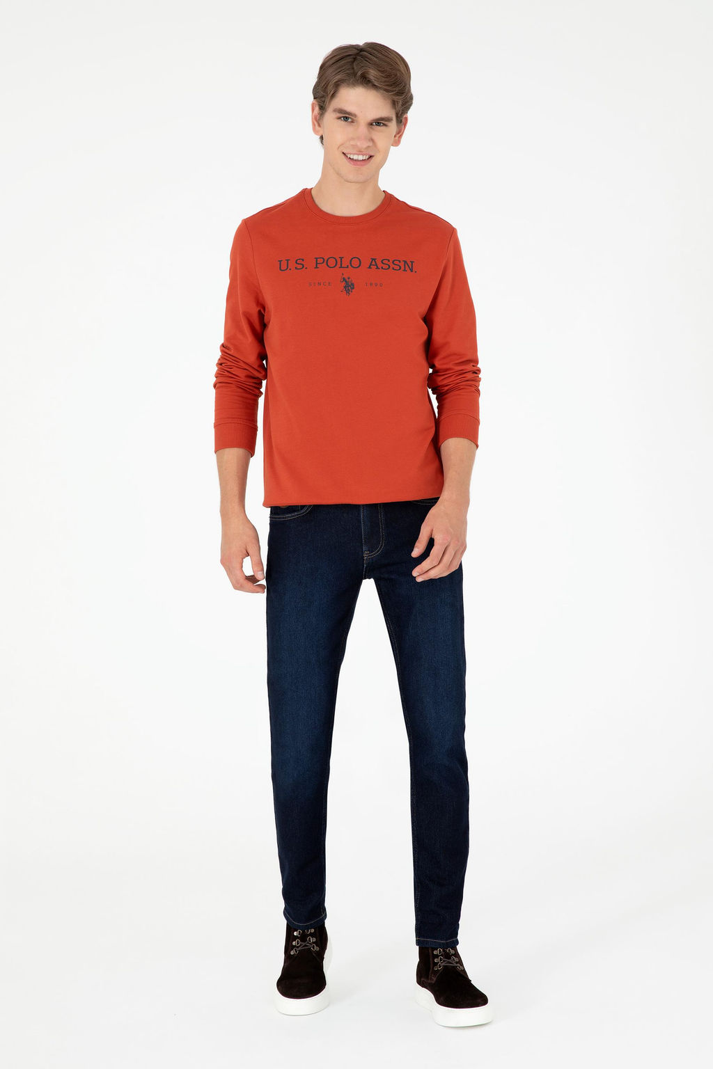 Мужской свитшот с плиткой Неожиданная скидка в корзине - U.s. polo assn фото 4