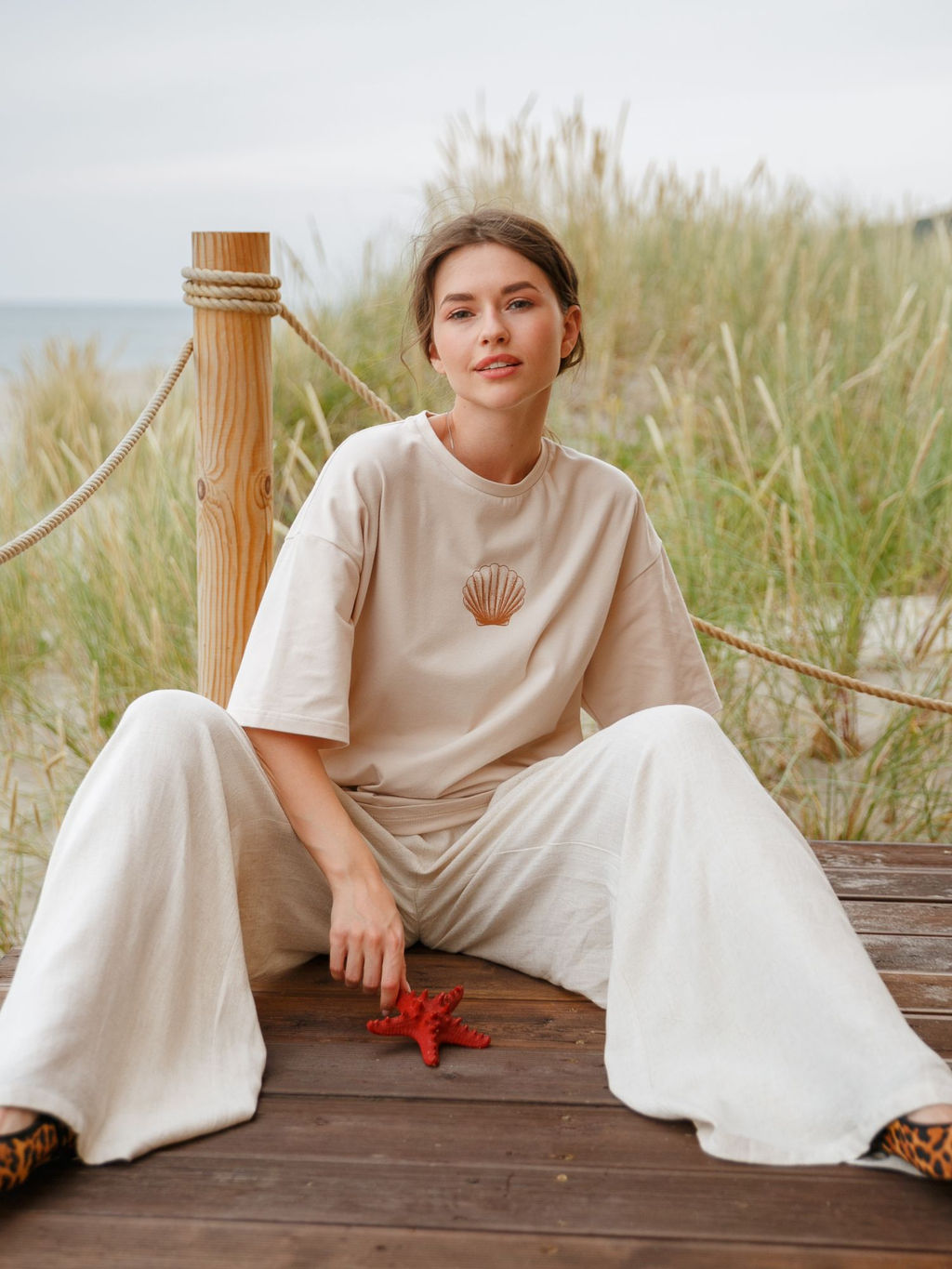 Брюки-палаццо женские Nature - Captain's mate фото 5