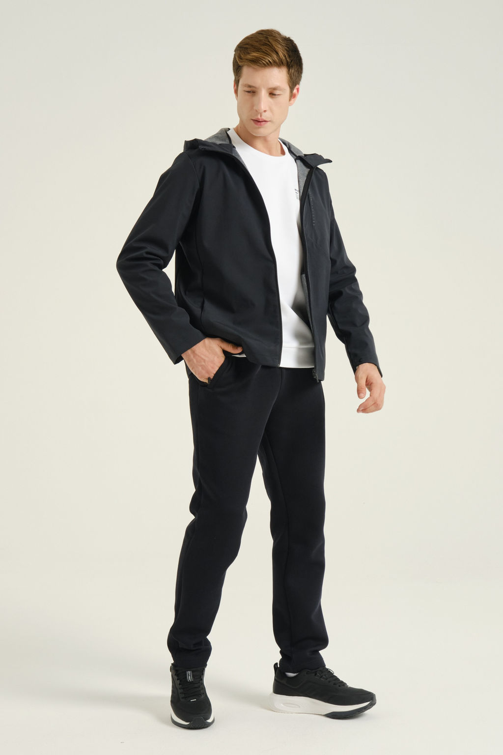 Брюки трикотажные удлиненные Черный - Anta фото 10