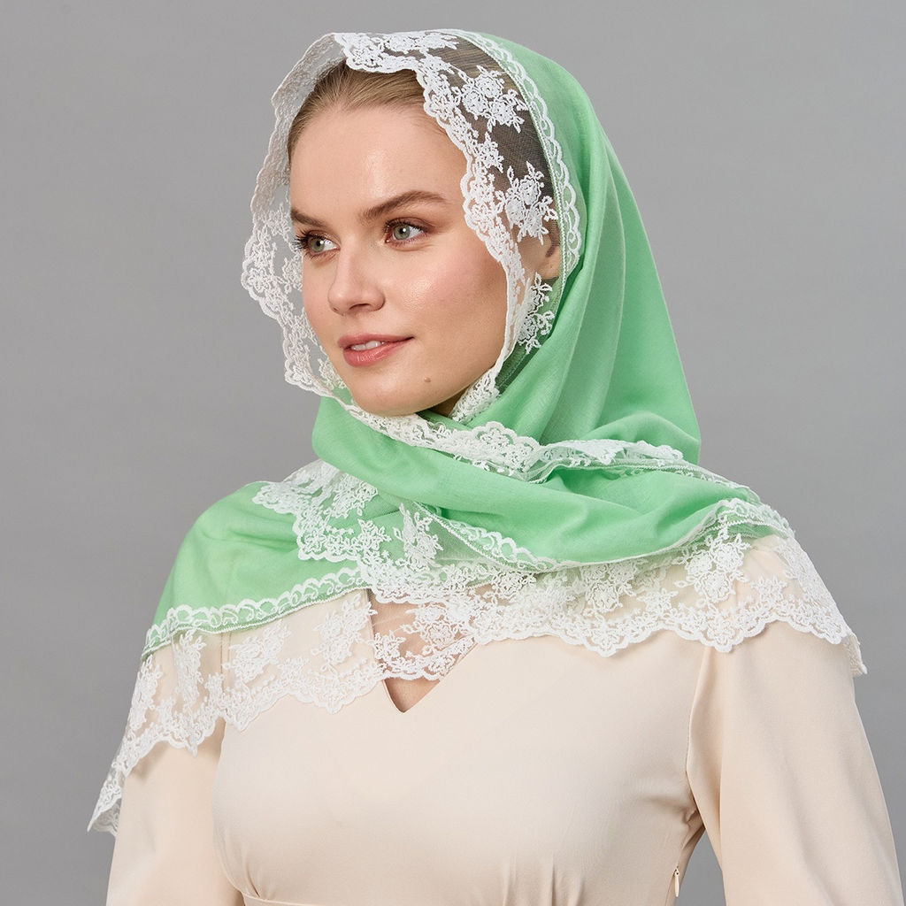 Косынка хлопковая 180 х 110 см - Мастерская ПОКРОВ фото 6