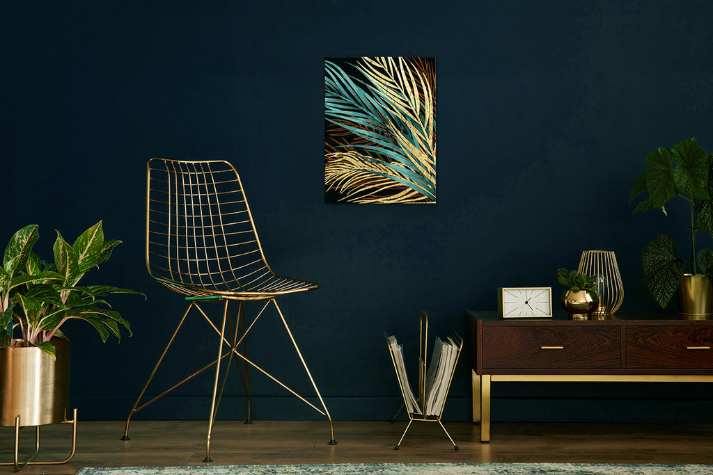 ФРЕЯ PNB/PMPT-226 Набор для раскрашивания по номерам ( с поталью ) 40 х 30 см Пальмовые ветви. Часть 3