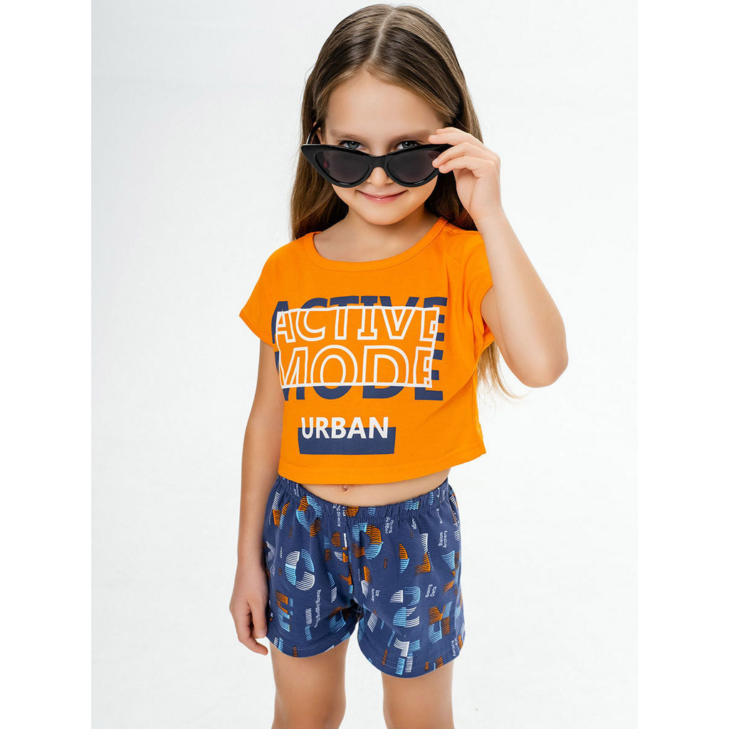 Комплект футболка кулирка, шорты кулирка с лайкрой 7038100102 - Youlala фото 15