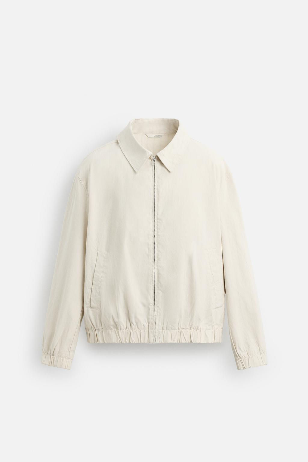 STRIPED TEXTURED JACKET - Zara фото 7