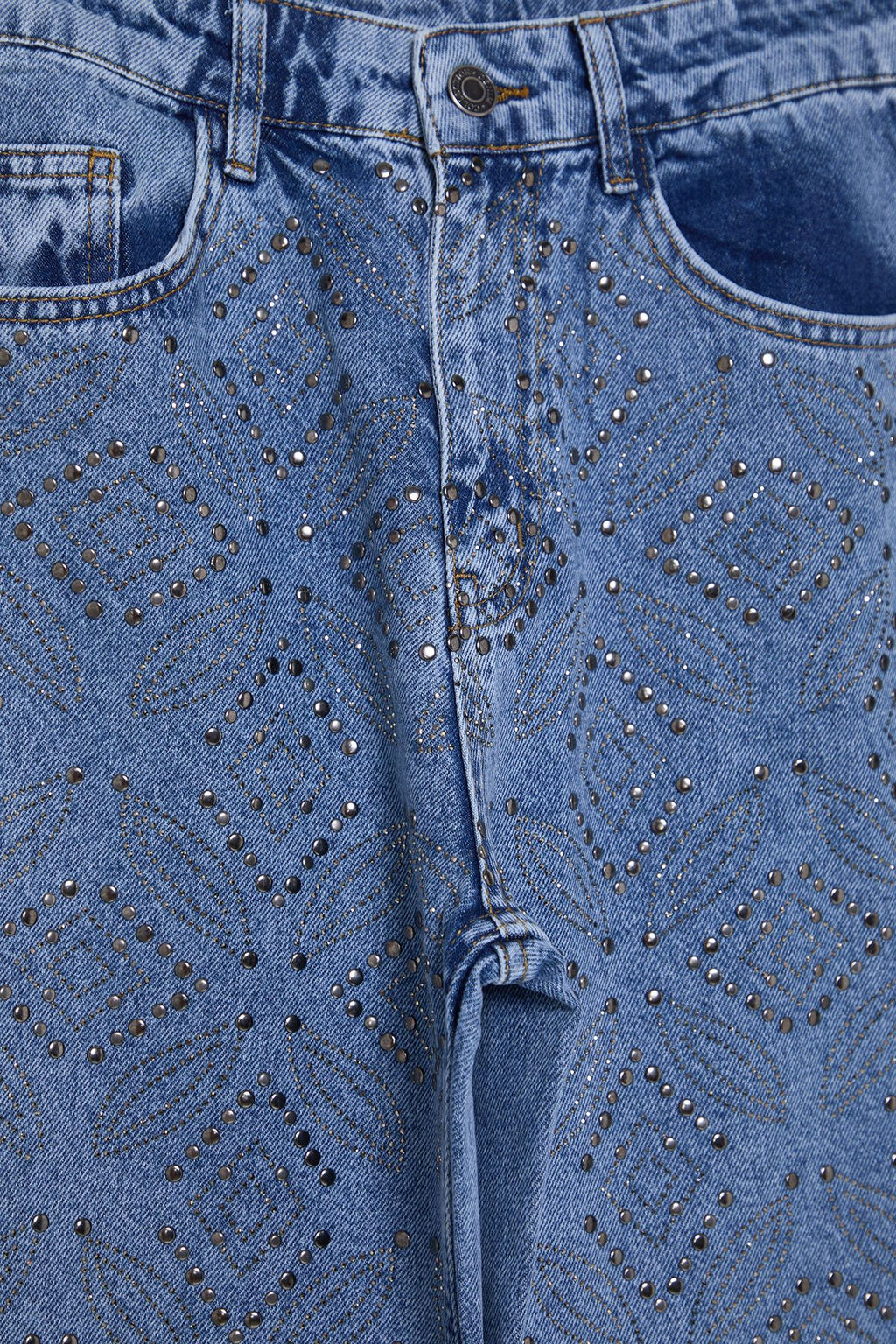 Mavi Tasl? Yuksek Bel Wide Leg Jeans TWOSS25JE00020 - Trendyolmilla фото 7