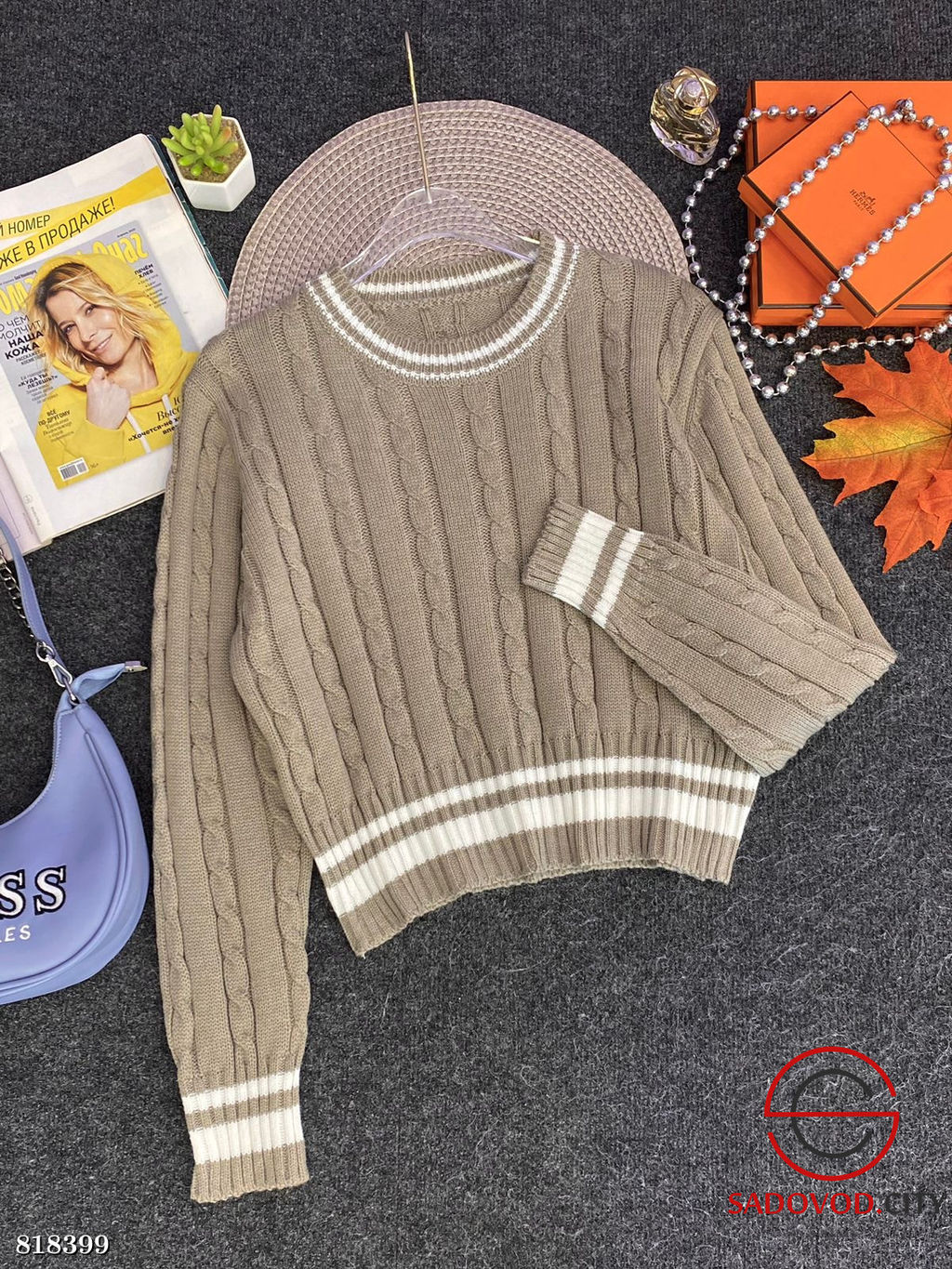 Свитер женский с узором - Bruno фото 4